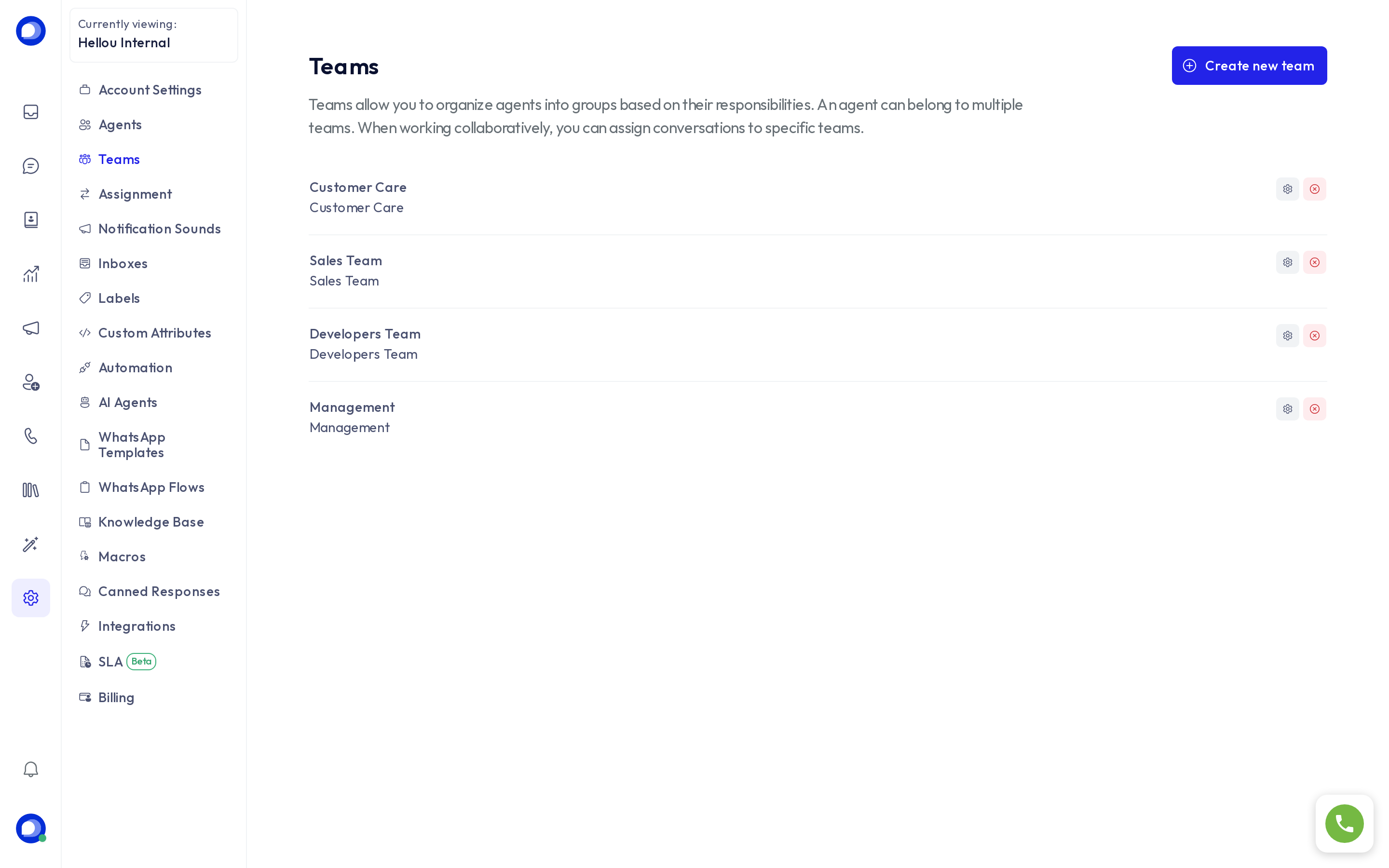 List of teams